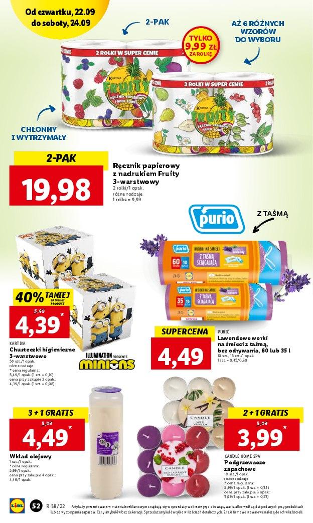 Gazetka promocyjna Lidl do 24/09/2022 str.52