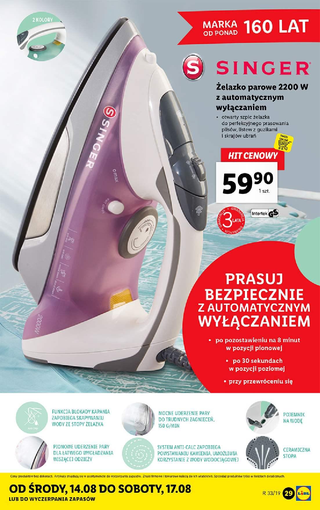 Gazetka promocyjna Lidl do 17/08/2019 str.29