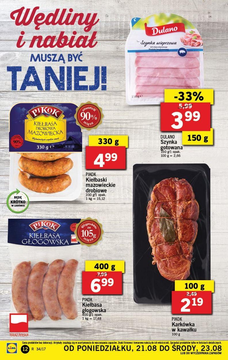 Gazetka promocyjna Lidl do 23/08/2017 str.12