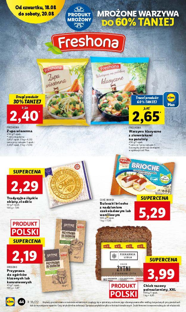 Gazetka promocyjna Lidl do 20/08/2022 str.44