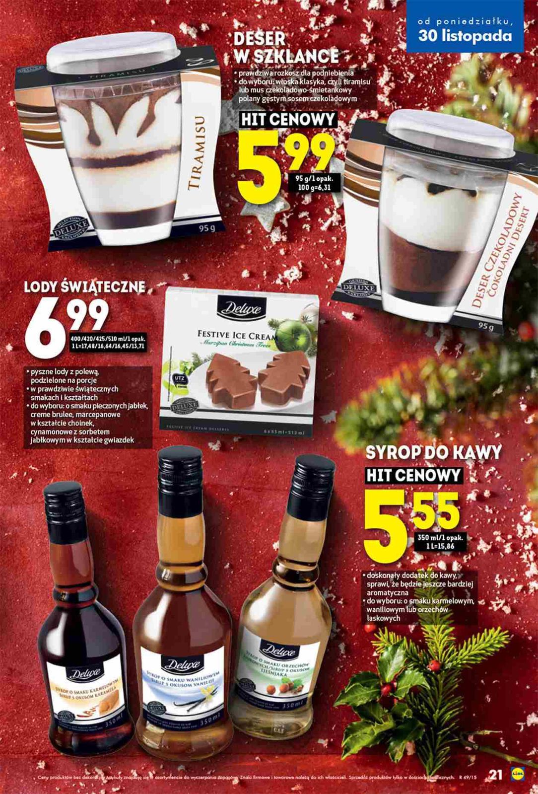 Gazetka promocyjna Lidl do 06/12/2015 str.21