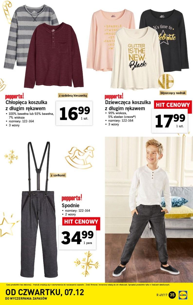 Gazetka promocyjna Lidl do 10/12/2017 str.35