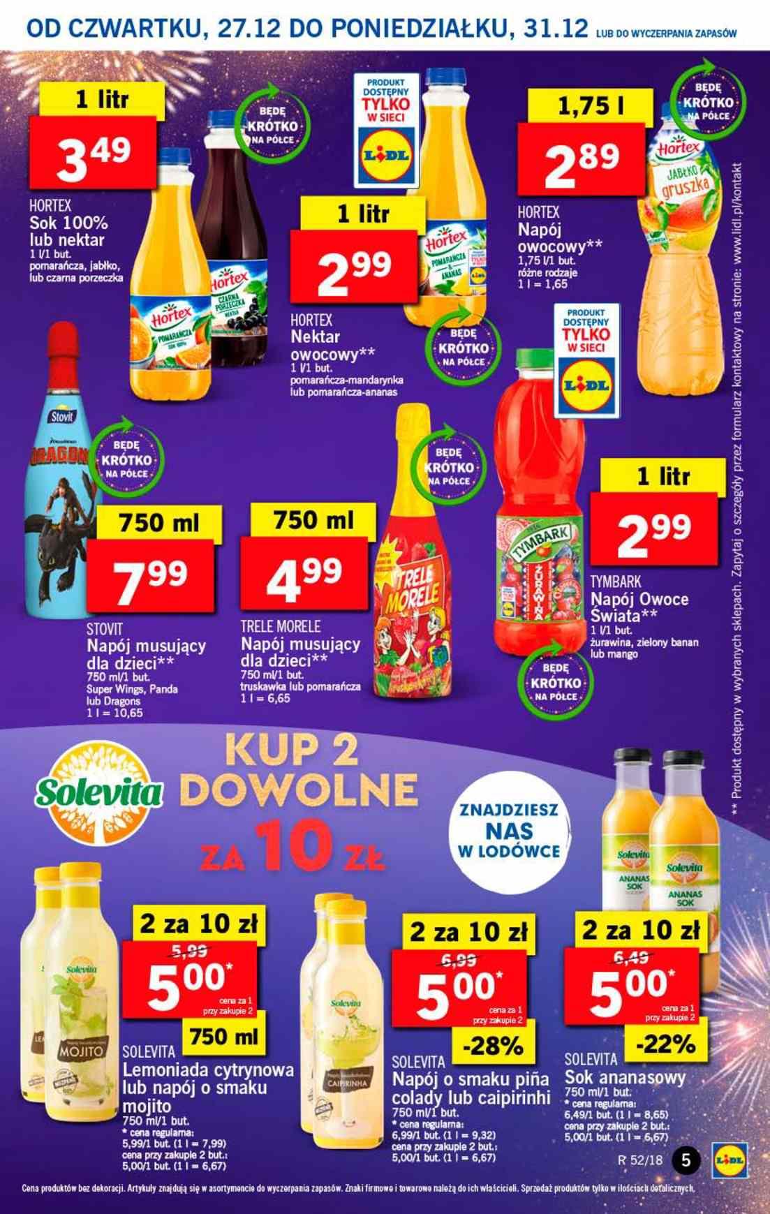 Gazetka promocyjna Lidl do 31/12/2018 str.5