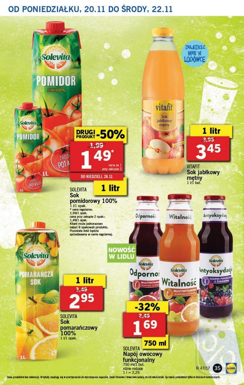 Gazetka promocyjna Lidl do 22/11/2017 str.35