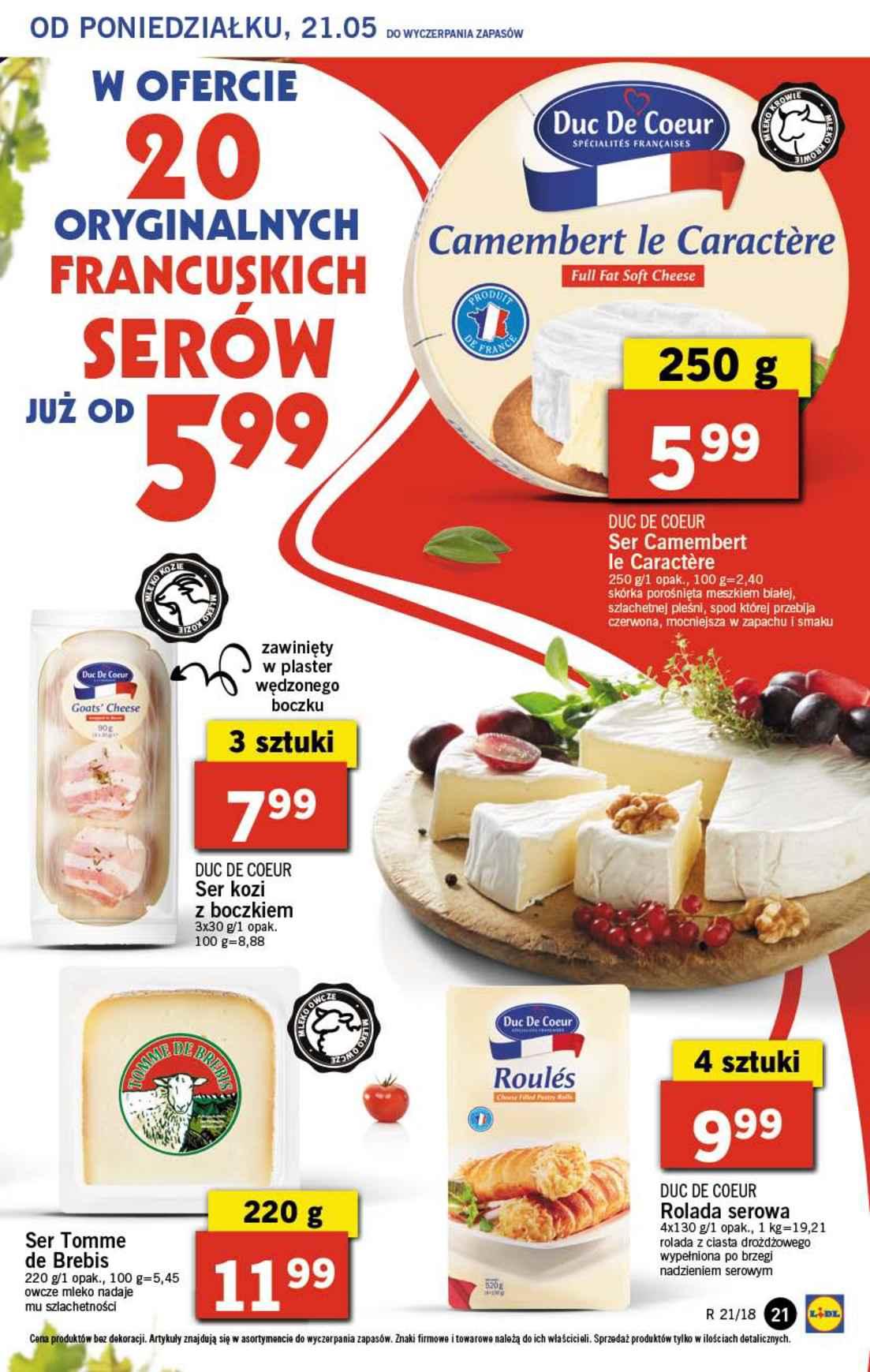 Gazetka promocyjna Lidl do 23/05/2018 str.21