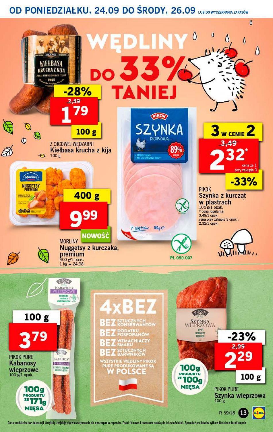 Gazetka promocyjna Lidl do 26/09/2018 str.13