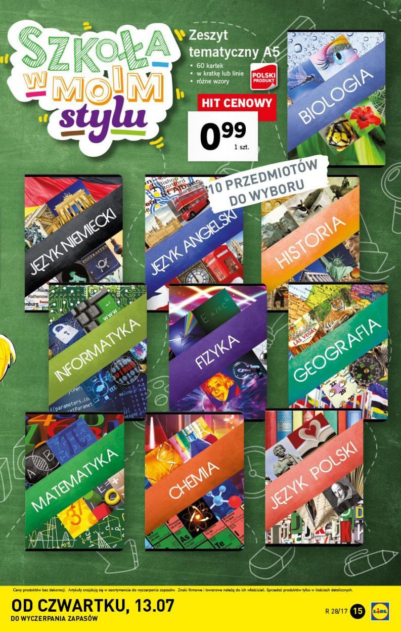 Gazetka promocyjna Lidl do 16/07/2017 str.15