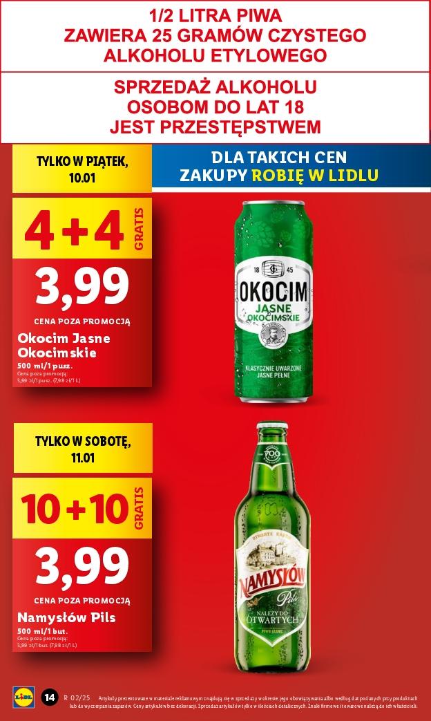 Gazetka promocyjna Lidl do 11/01/2025 str.14