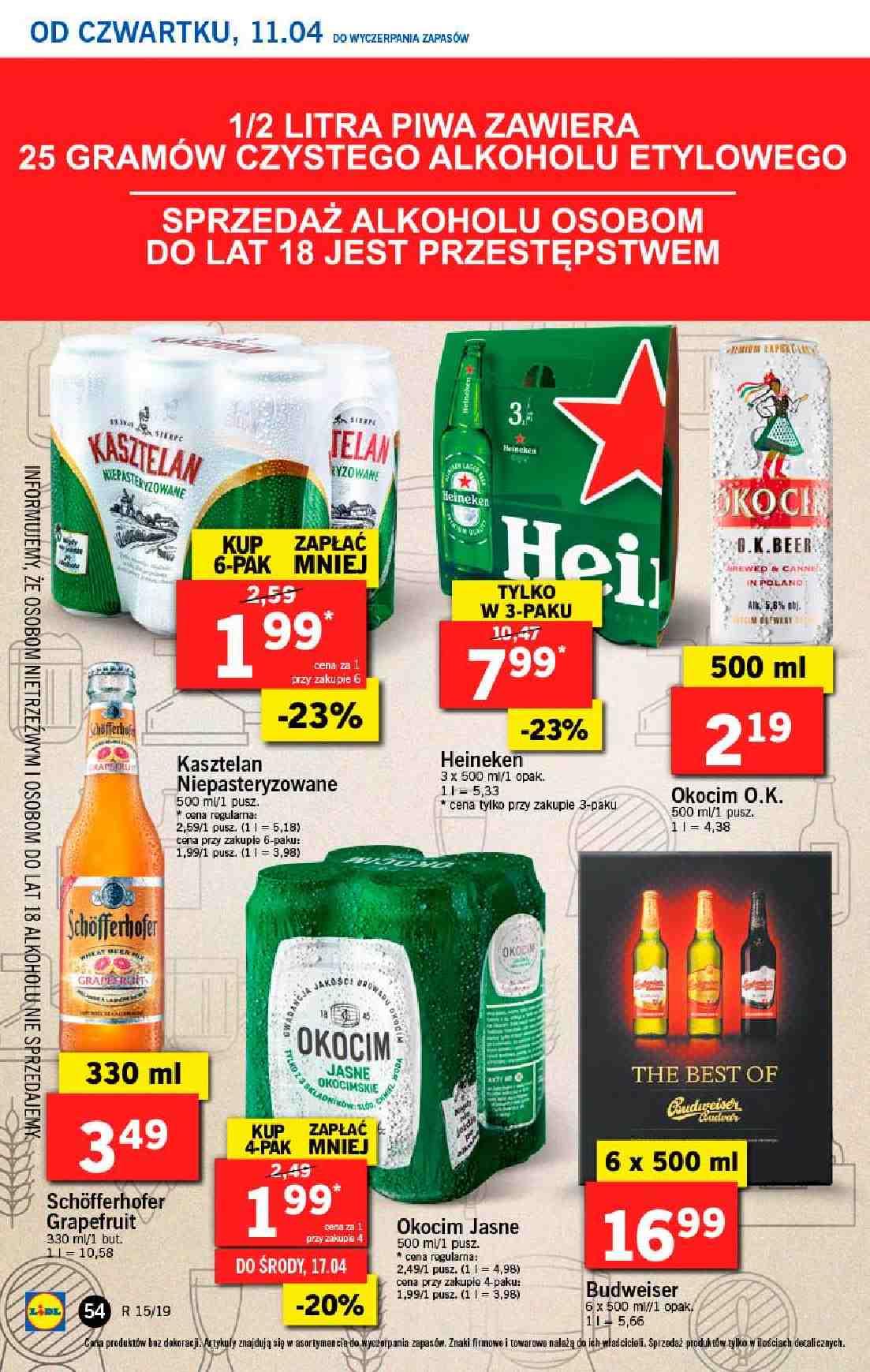 Gazetka promocyjna Lidl do 14/04/2019 str.54