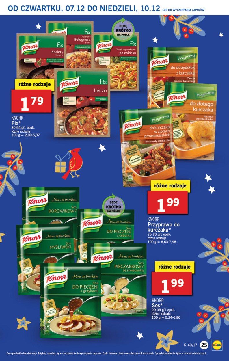 Gazetka promocyjna Lidl do 10/12/2017 str.25