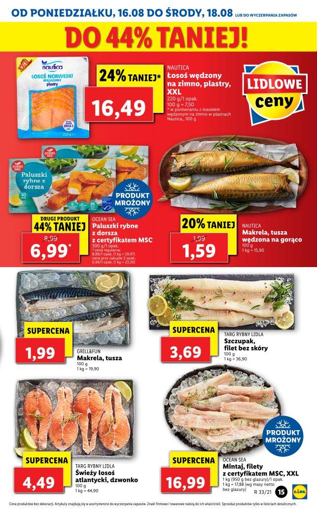 Gazetka promocyjna Lidl do 18/08/2021 str.15