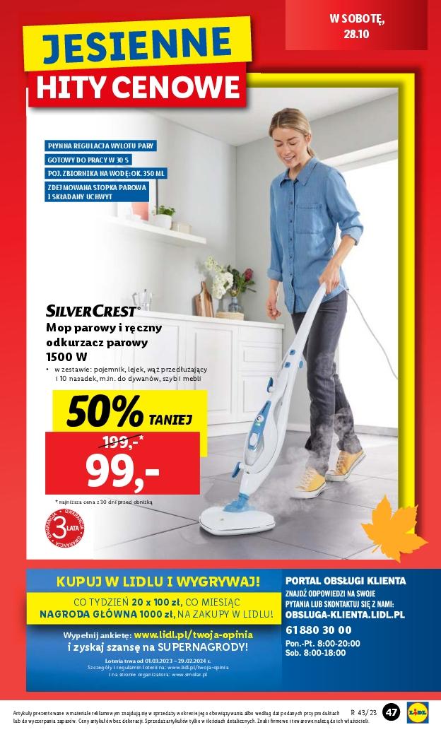 Gazetka promocyjna Lidl do 28/10/2023 str.47