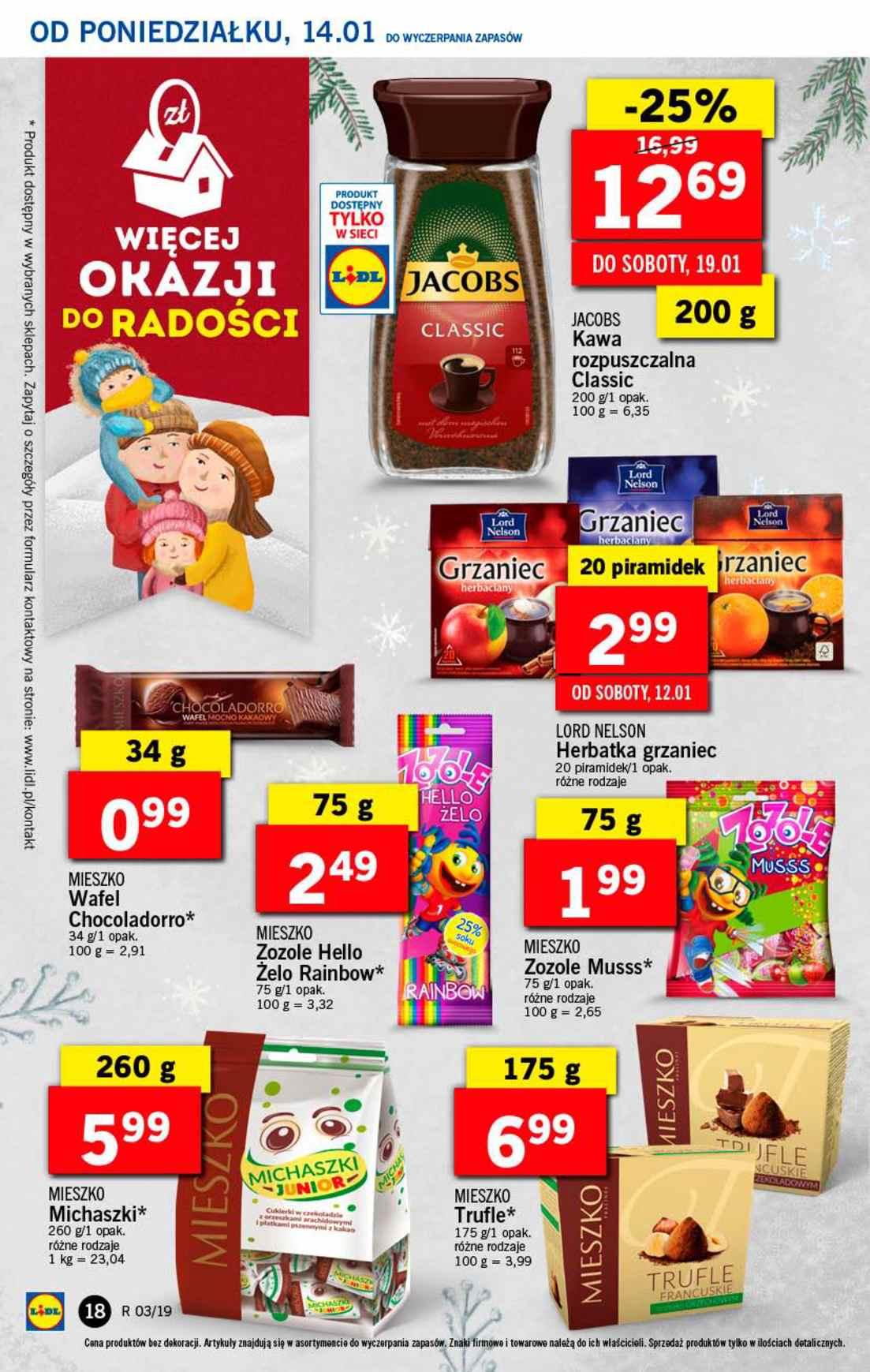 Gazetka promocyjna Lidl do 16/01/2019 str.18