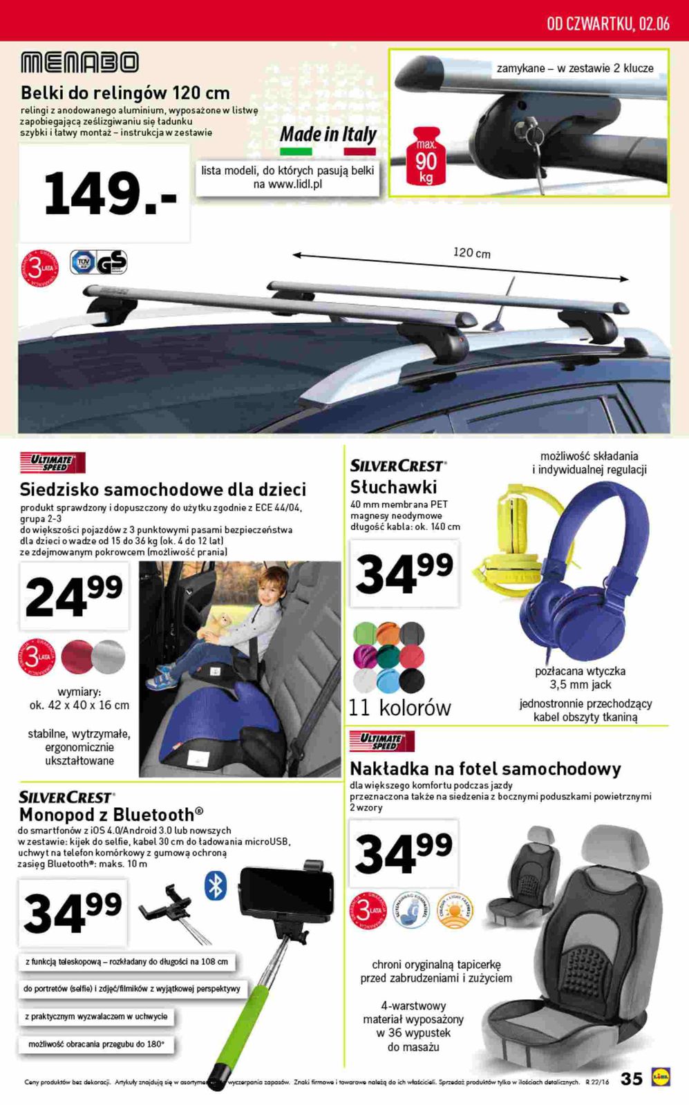 Gazetka promocyjna Lidl do 05/06/2016 str.35