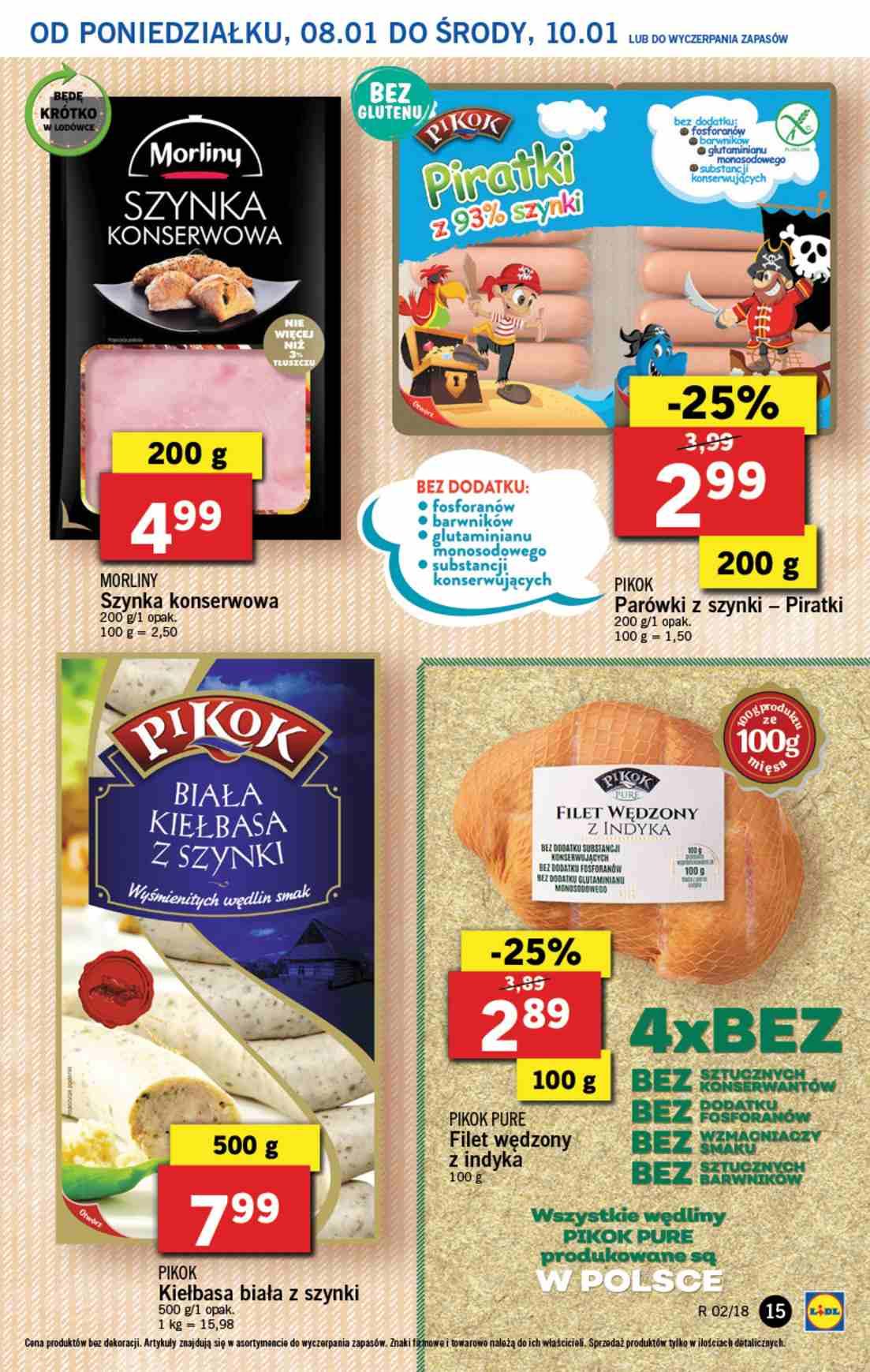 Gazetka promocyjna Lidl do 10/01/2018 str.15