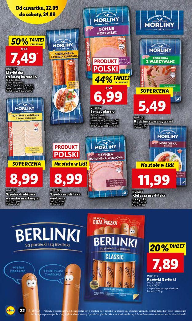 Gazetka promocyjna Lidl do 24/09/2022 str.22