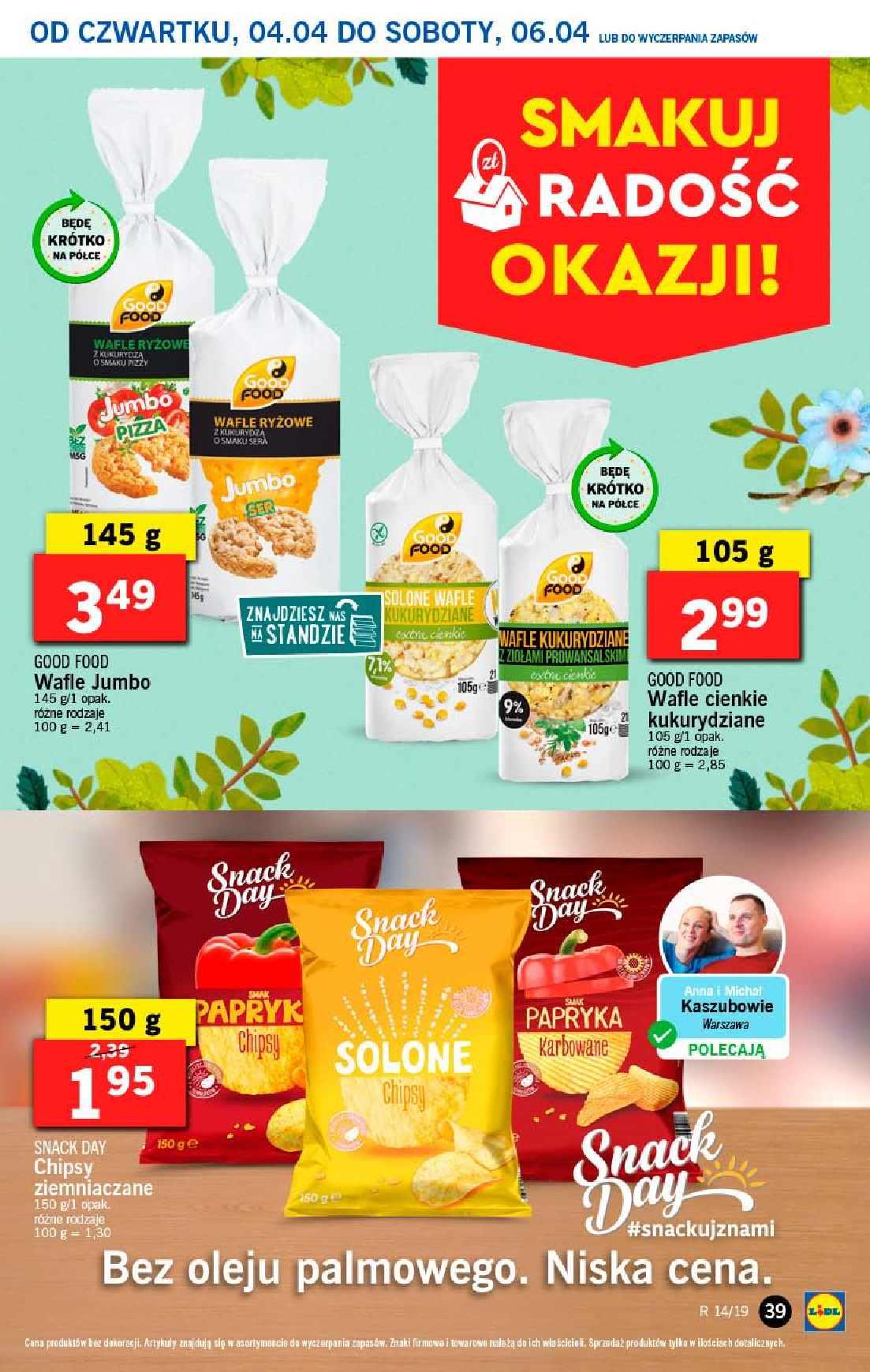 Gazetka promocyjna Lidl do 06/04/2019 str.39