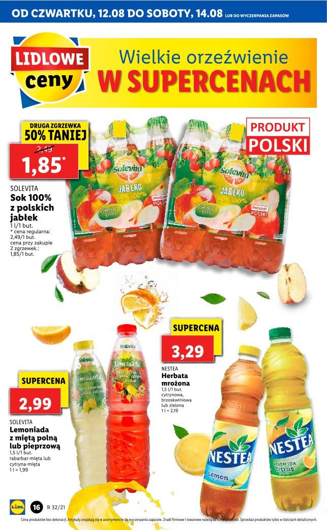 Gazetka promocyjna Lidl do 14/08/2021 str.16