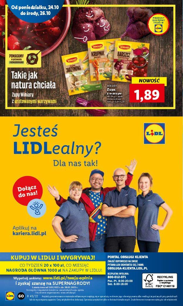 Gazetka promocyjna Lidl do 26/10/2022 str.60