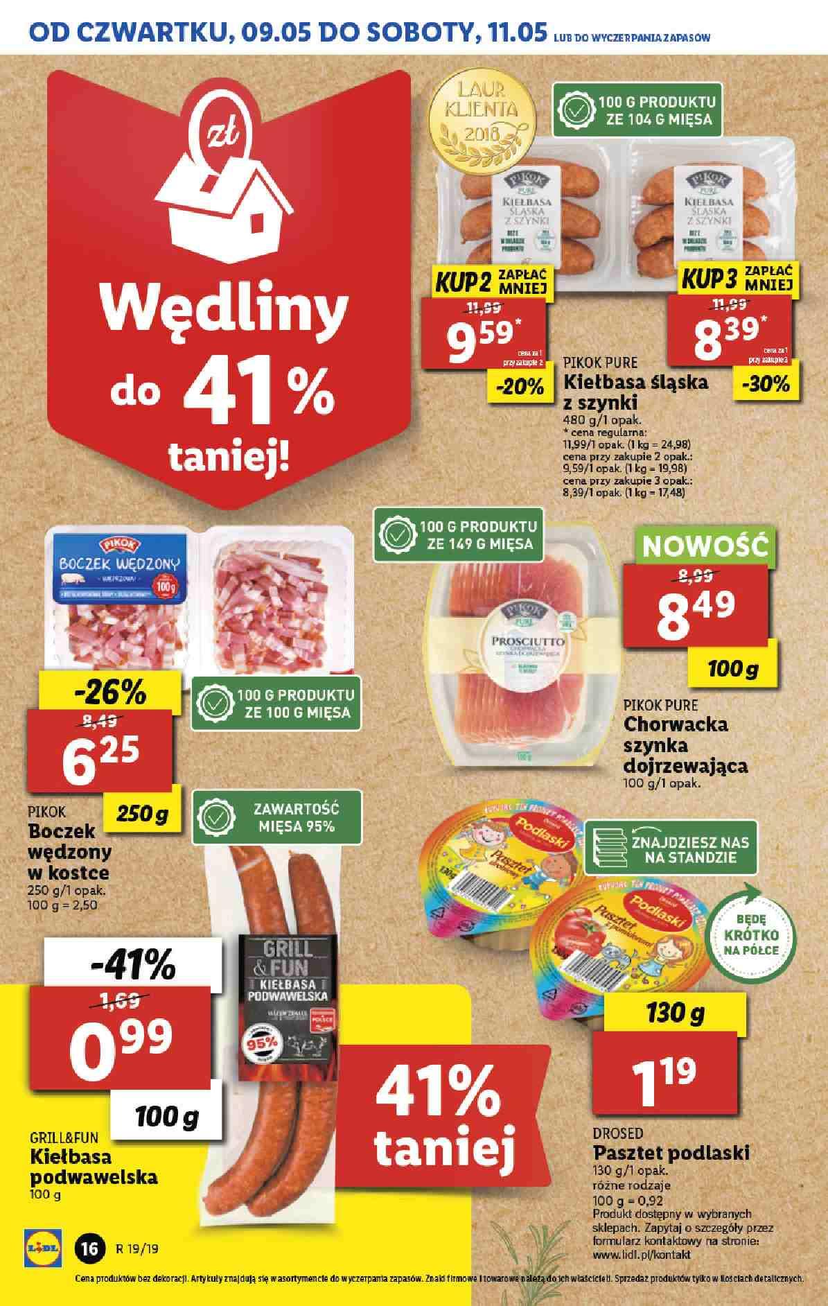 Gazetka promocyjna Lidl do 11/05/2019 str.16