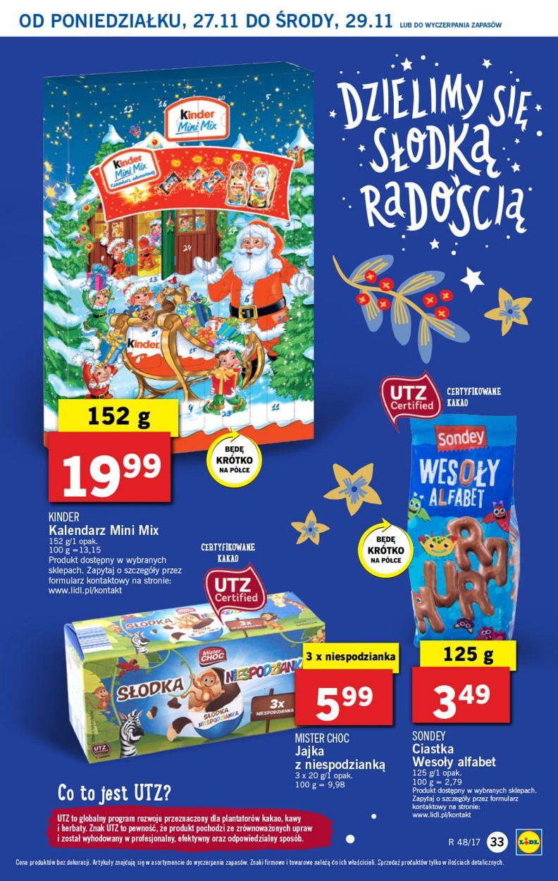 Gazetka promocyjna Lidl do 29/11/2017 str.33