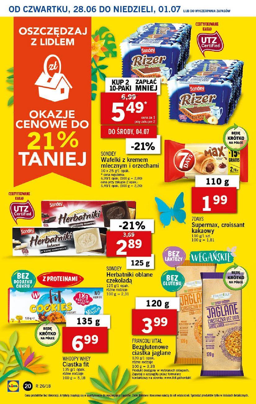 Gazetka promocyjna Lidl do 01/07/2018 str.20