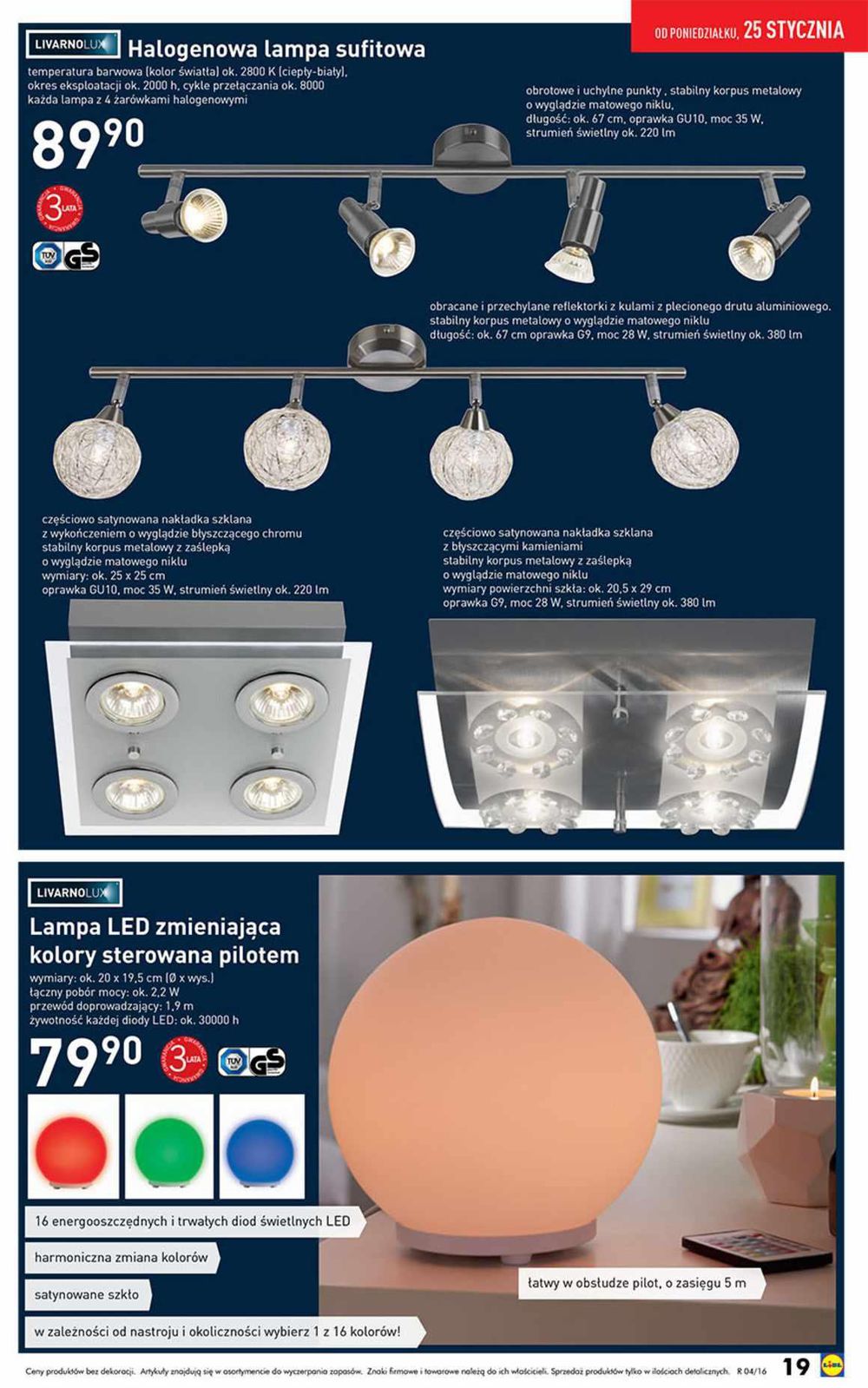 Gazetka promocyjna Lidl do 31/01/2016 str.19