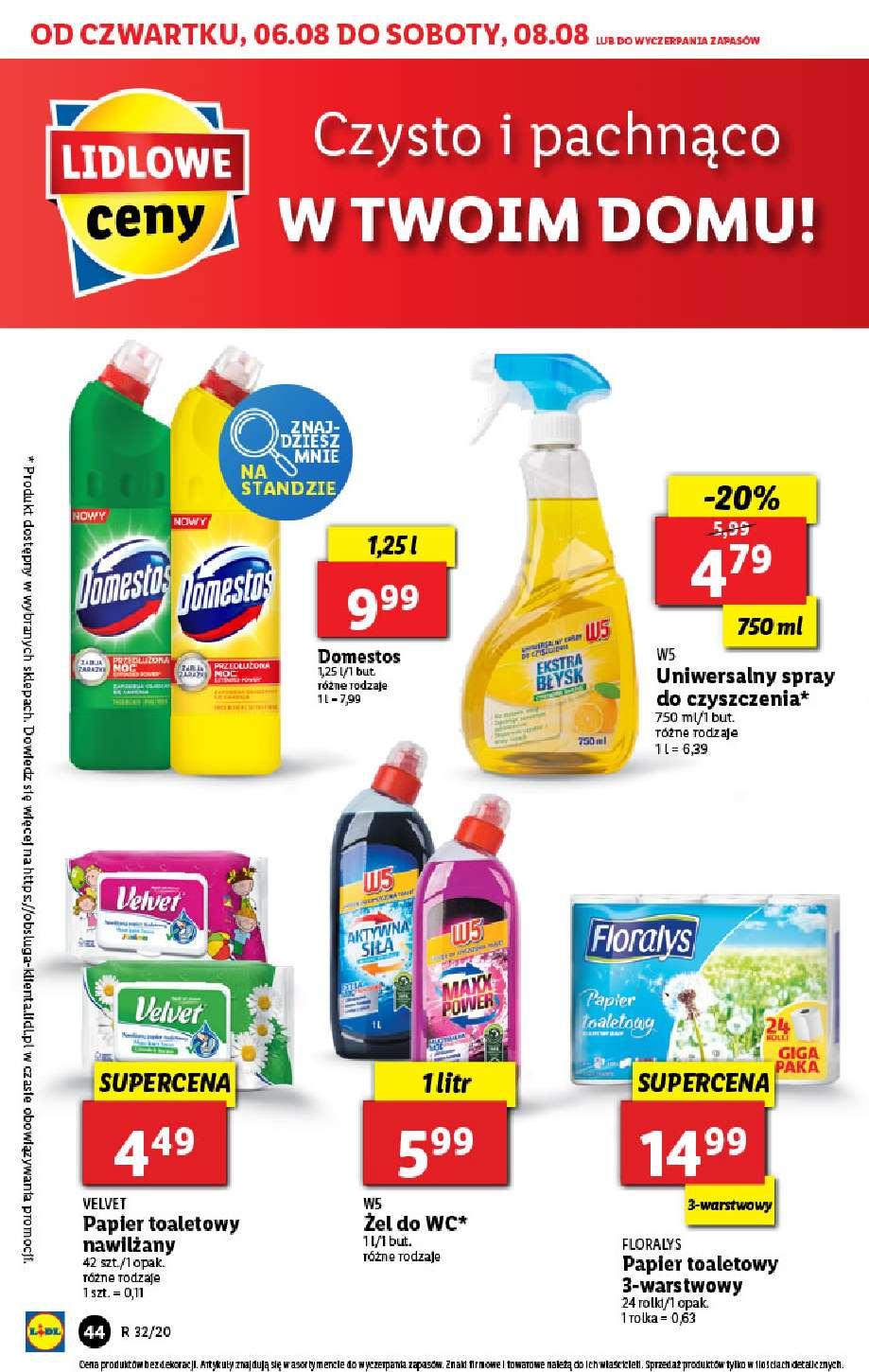 Gazetka promocyjna Lidl do 08/08/2020 str.44