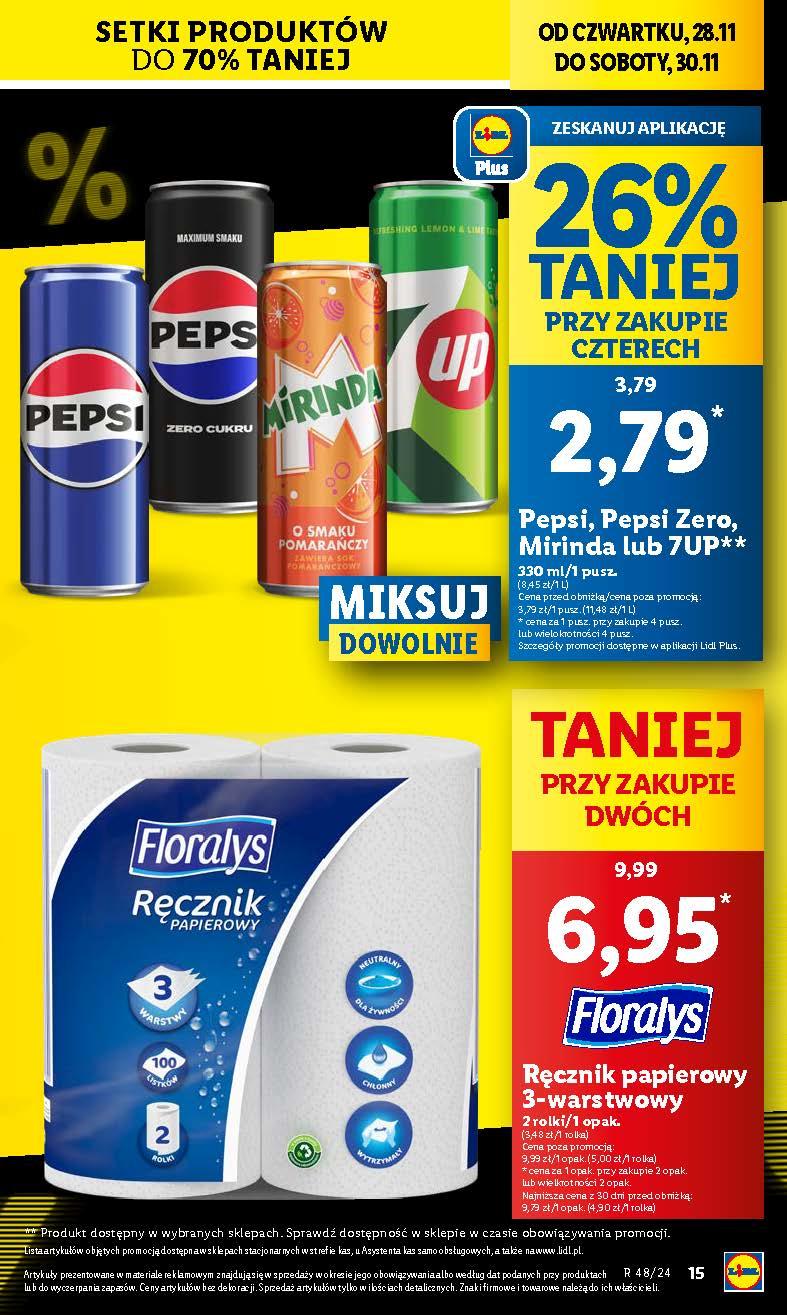 Gazetka promocyjna Lidl do 30/11/2024 str.15