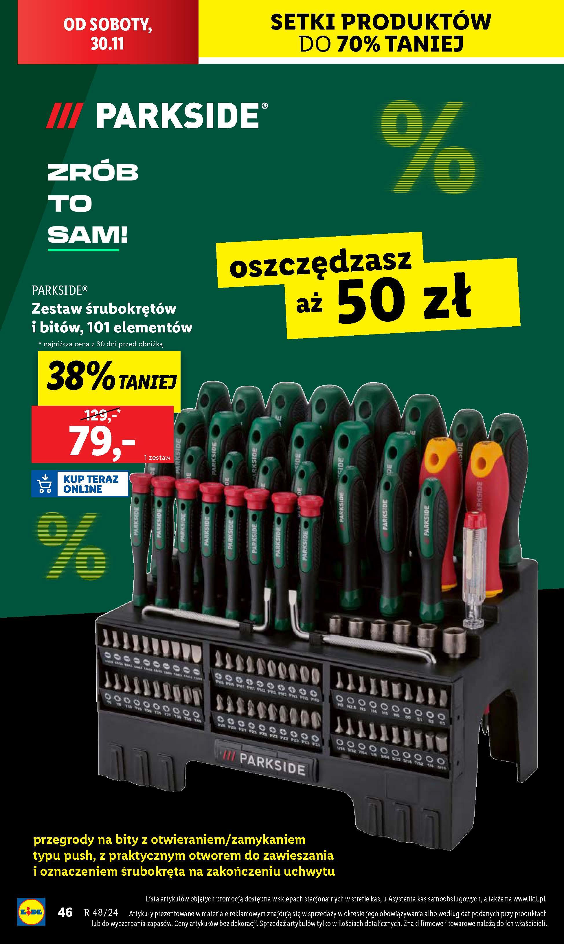 Gazetka promocyjna Lidl do 30/11/2024 str.48