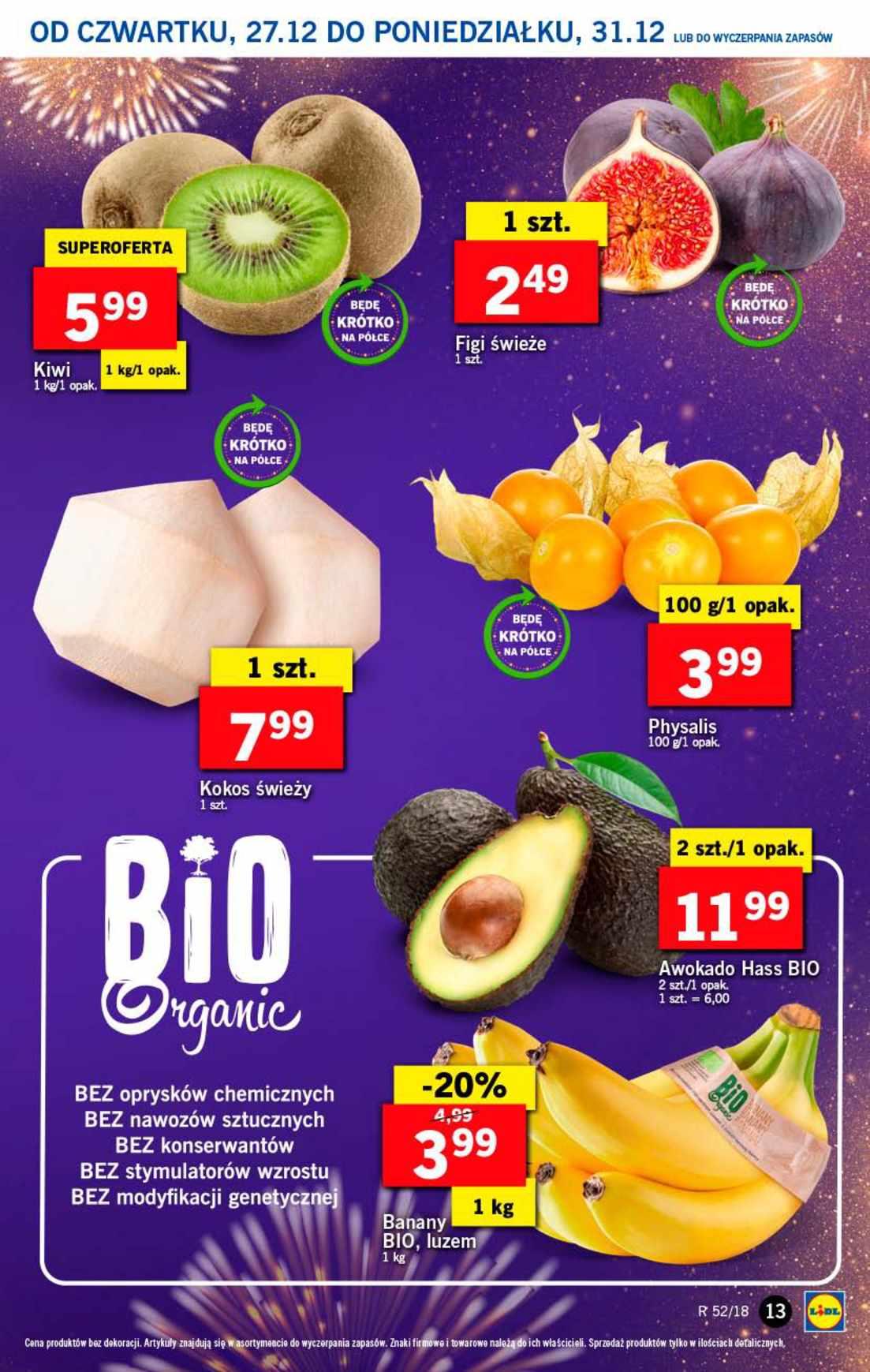 Gazetka promocyjna Lidl do 31/12/2018 str.13