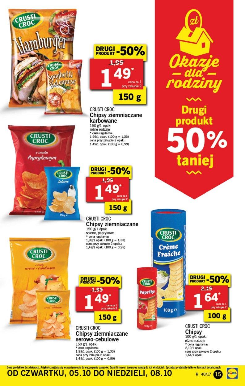 Gazetka promocyjna Lidl do 08/10/2017 str.15