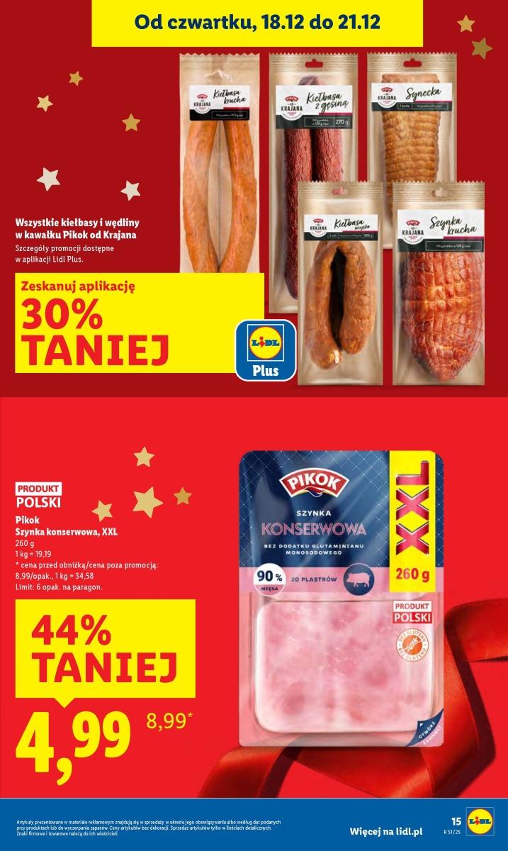 Gazetka promocyjna Lidl do 21/12/2025 str.15