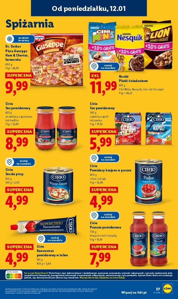 Gazetka promocyjna Lidl do 14/01/2026 str.57