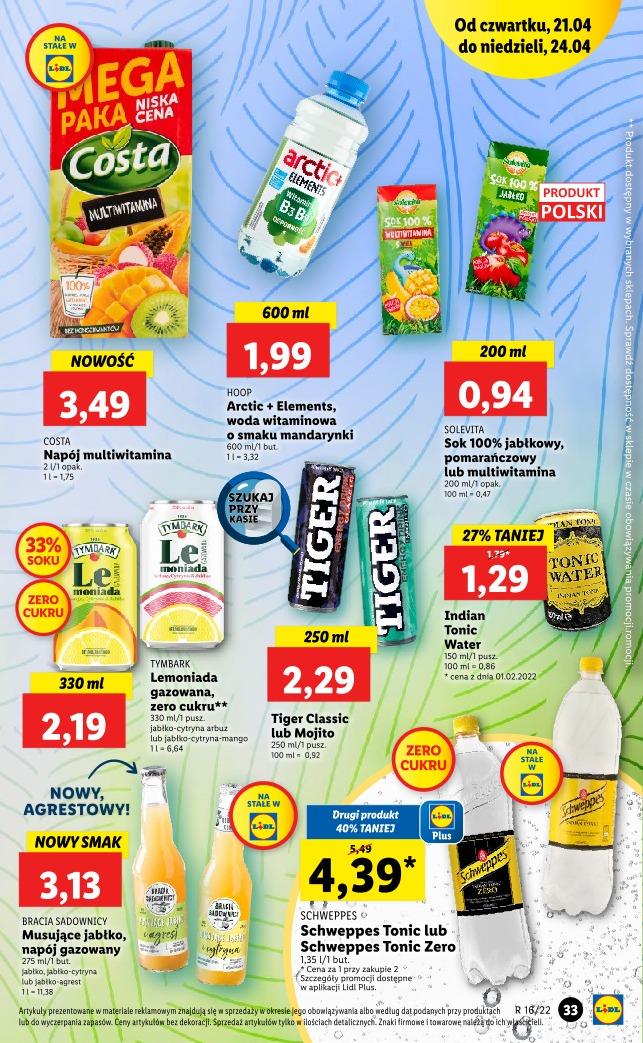 Gazetka promocyjna Lidl do 24/04/2022 str.33