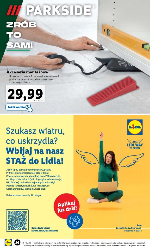 Gazetka promocyjna Lidl do 11/03/2023 str.36