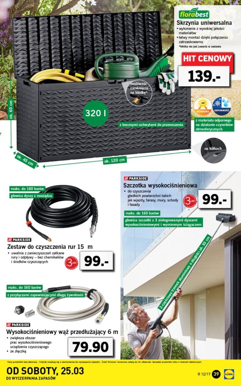 Gazetka promocyjna Lidl do 26/03/2017 str.39