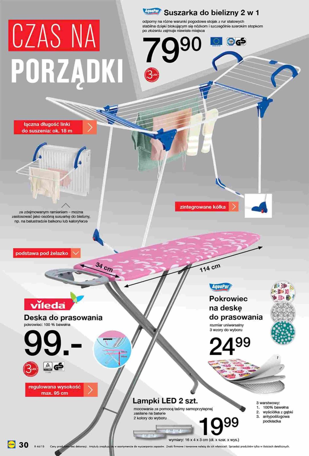 Gazetka promocyjna Lidl do 15/11/2015 str.30