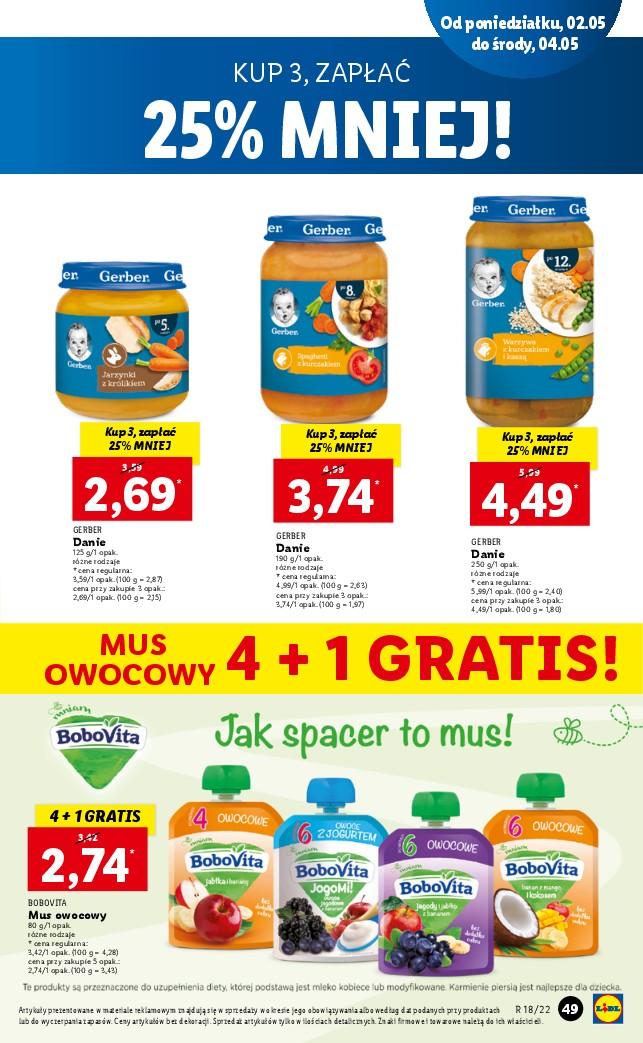 Gazetka promocyjna Lidl do 04/05/2022 str.49