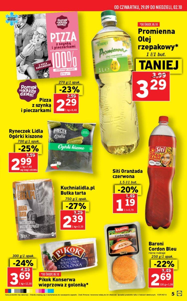 Gazetka promocyjna Lidl do 05/10/2016 str.5