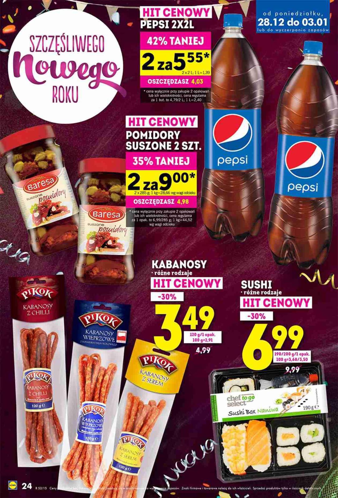 Gazetka promocyjna Lidl do 03/01/2016 str.24