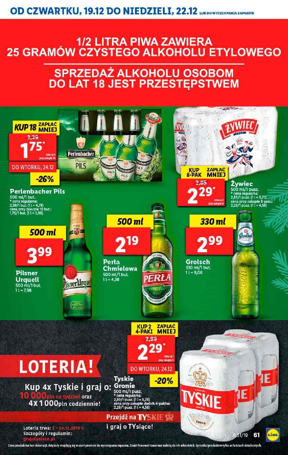 Gazetka promocyjna Lidl do 22/12/2019 str.61