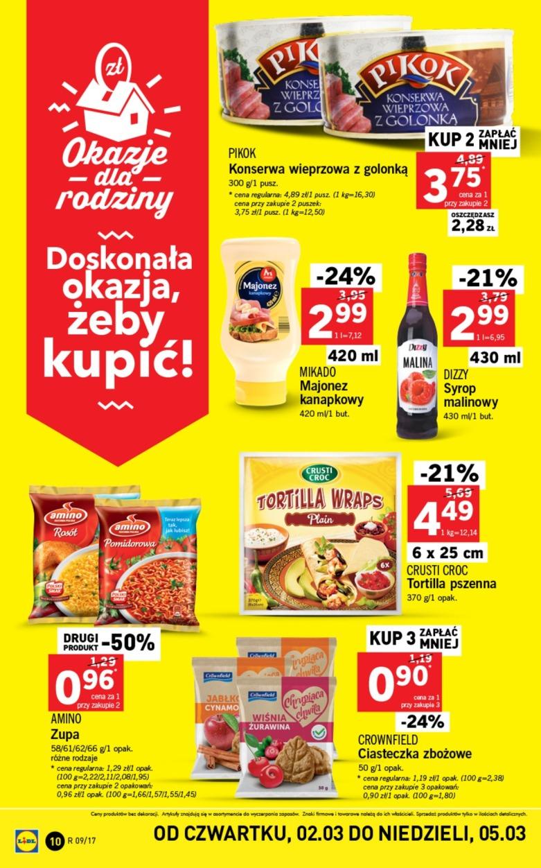 Gazetka promocyjna Lidl do 05/03/2017 str.10