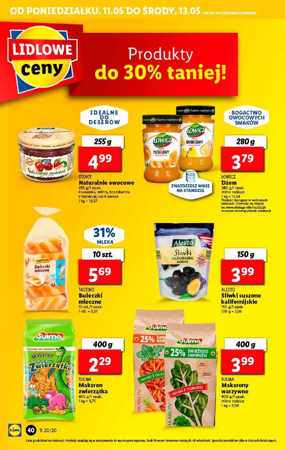 Gazetka promocyjna Lidl do 13/05/2020 str.40