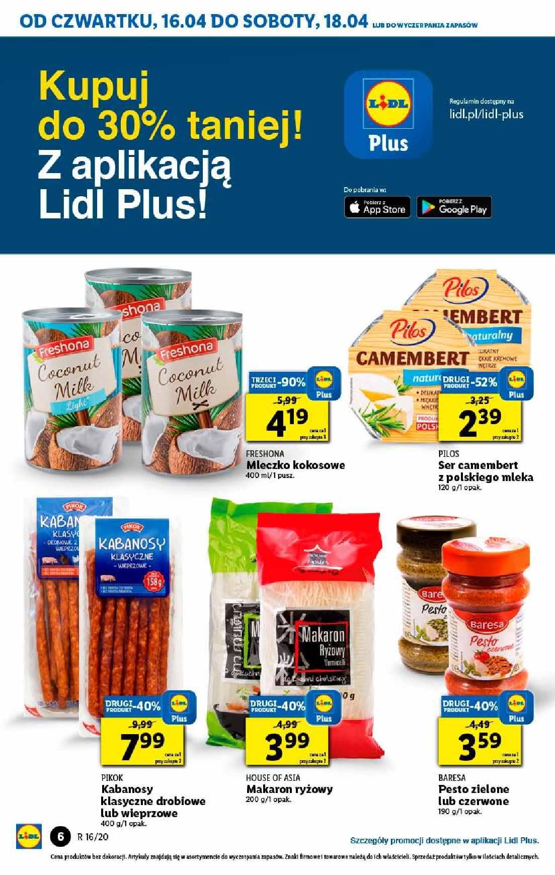 Gazetka promocyjna Lidl do 18/04/2020 str.6