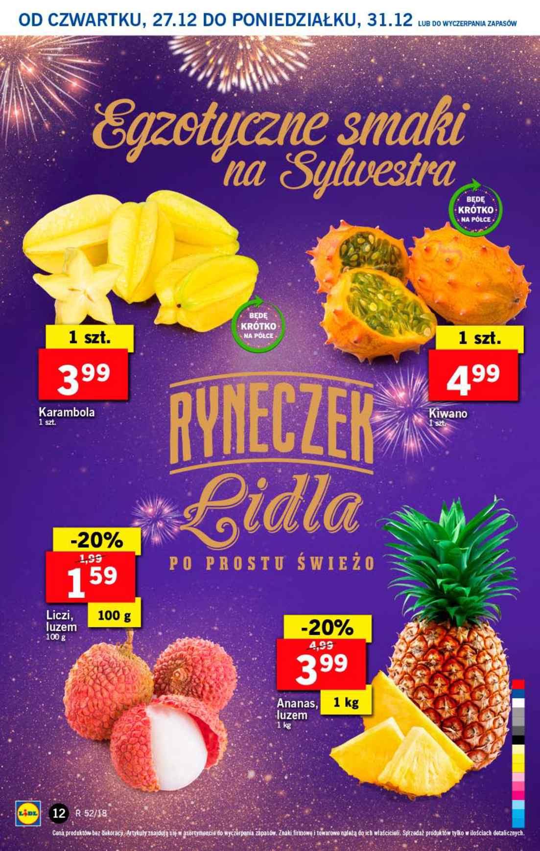 Gazetka promocyjna Lidl do 31/12/2018 str.12