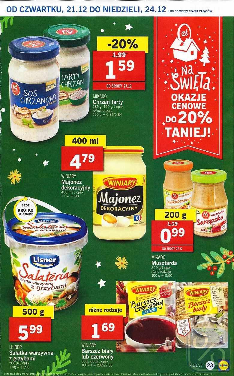 Gazetka promocyjna Lidl do 24/12/2017 str.23