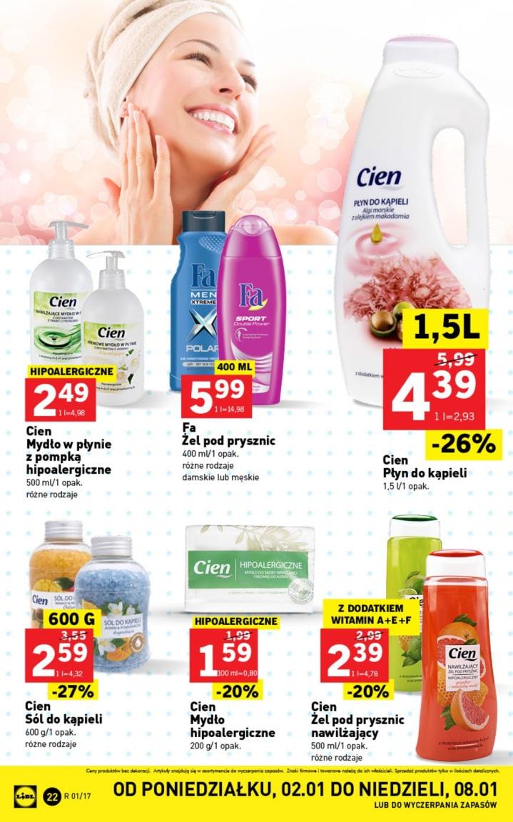 Gazetka promocyjna Lidl do 08/01/2017 str.22