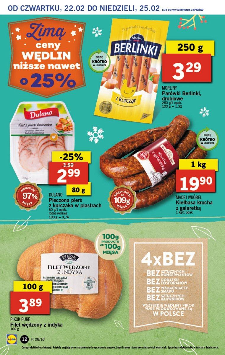 Gazetka promocyjna Lidl do 25/02/2018 str.12