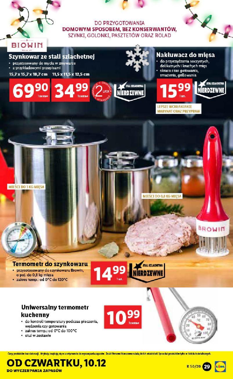 Gazetka promocyjna Lidl do 12/12/2020 str.29